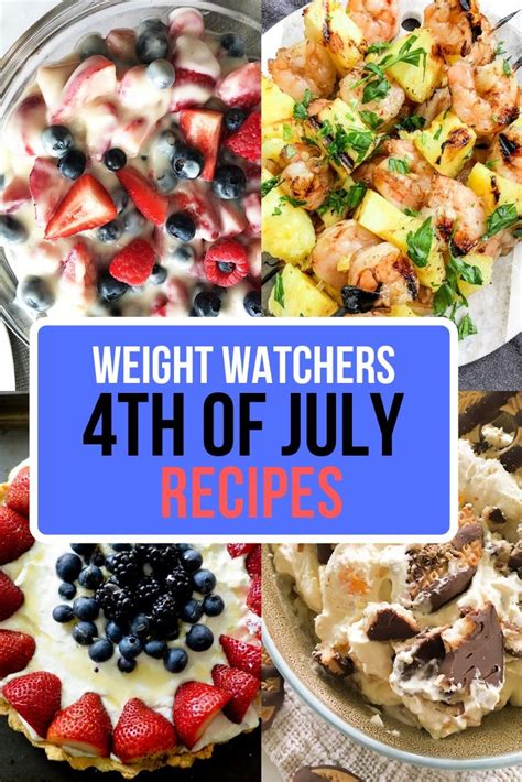 23 4th Of July Weight Watcher Freestyle Recipes Recipe Diaries