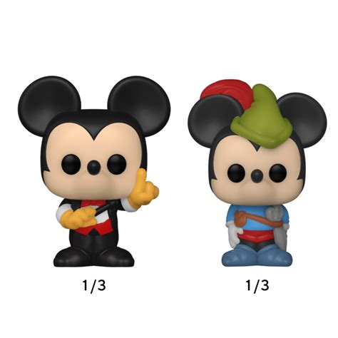 Funko Bitty Pop Disney Mickey Mouse 4 Pack With Mystery Chase