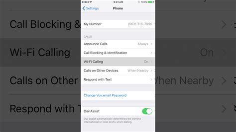 How To Turn On Wifi Calling On Iphone Youtube