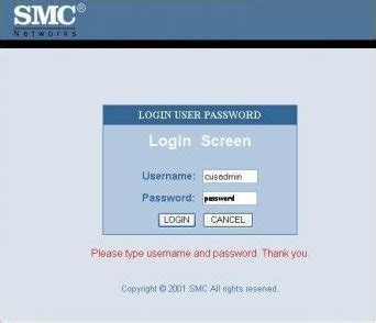 If you wish to have a manual user then follow the link and download it. How to Login to a SMC Router