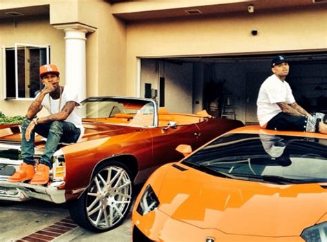 When Chris Brown And Tyga Showed Off Their Car Collection 100
