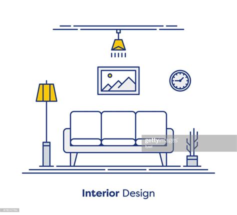 Interior Design Concept High Res Vector Graphic Getty Images