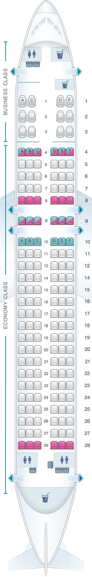 Seat Map Philippine Airlines Airbus A320 200 V2 Seatmaestro