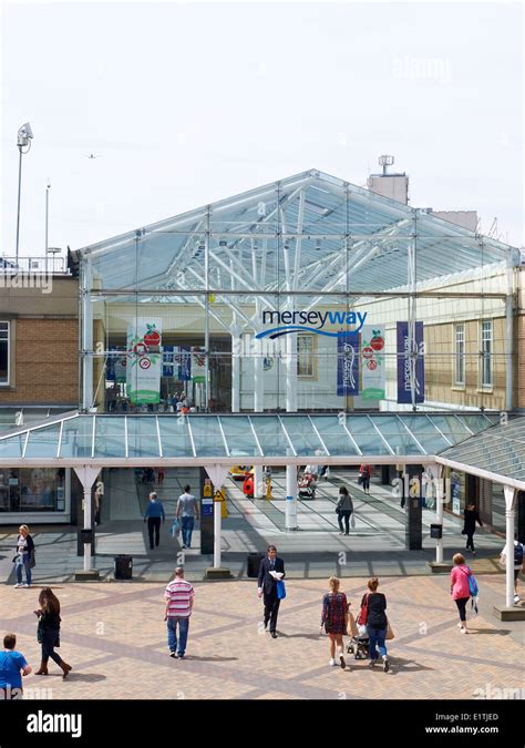 Merseyway Shopping Centre In Stockport Cheshire Uk Stock Photo Alamy
