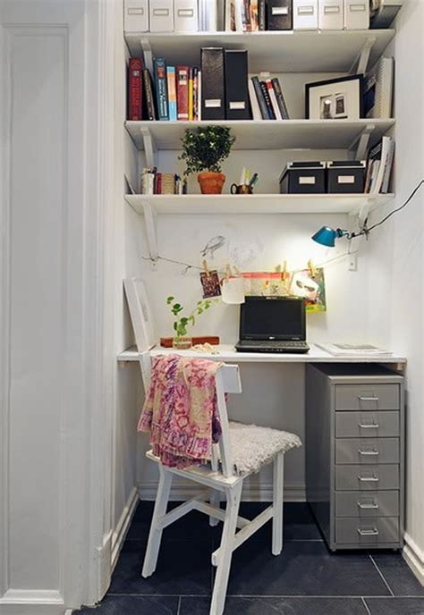 20 Cool And Stylish Home Office In A Closet Ideas Home Design And