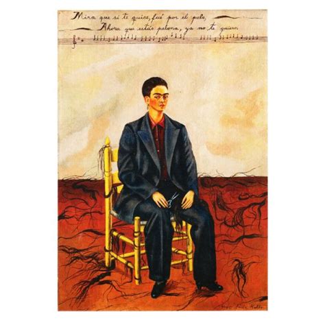 Frida kahlo frida kahlo selbstbildnis mit samtkleid verschollene, zerstörte und kaum gezeigte bilder, frida kahlo werke</b> einer unbeugsamen. Kahlo, Selbstbildnis mit kurz geschnittenem Haar - Postkarte
