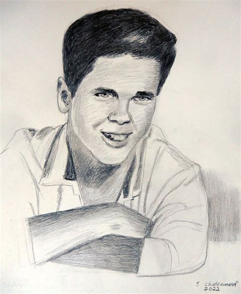 Tony Dow Wally Cleaver Pencil Drawing By Steven Chatea Flickr