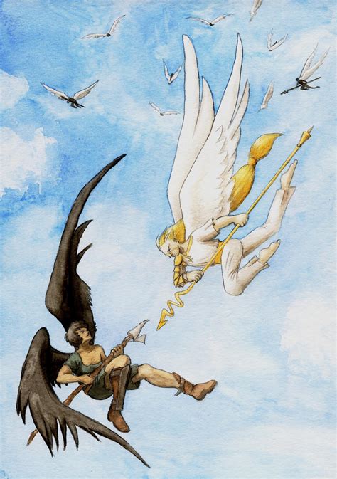Angels Vs Demons By Donkringel On Deviantart