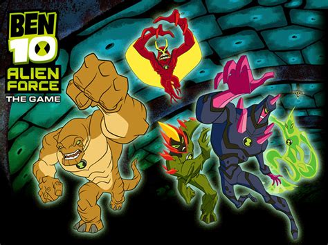 Ben 10 Alien Force Cartoon Network Wallpaperscomputer Wallpaper Free