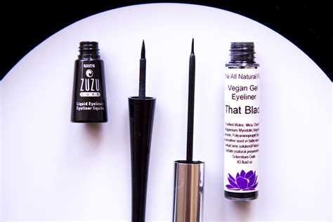Natural Liquid Eyeliner Review Zuzu Luxe Vs The All Natural Face