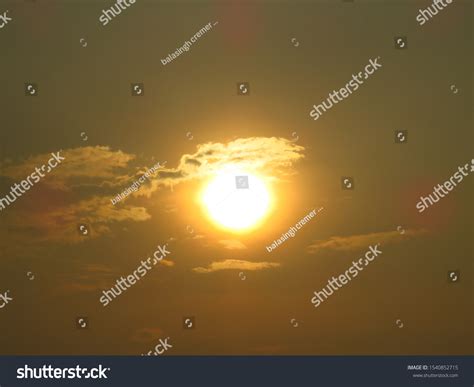 View Sun During Sunset Stock Photo 1540852715 Shutterstock