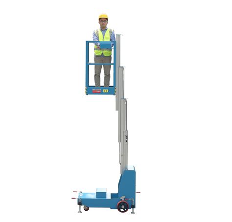 4m Height Portable Access Platform Electric Aerial One Man Lift Single