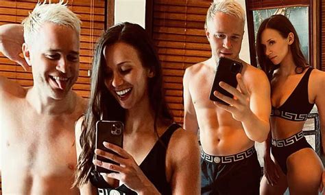 Olly Murs Poses With Stunning Girlfriend Amelia Tank In Matching Swimwear For Valentine S Day