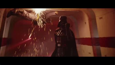 Star Wars Rogue One Darth Vader Hallway Scene Youtube