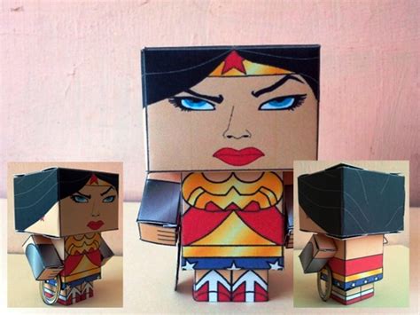 Cubeecraft Wonder Woman Completed By Handita2006 On Deviantart