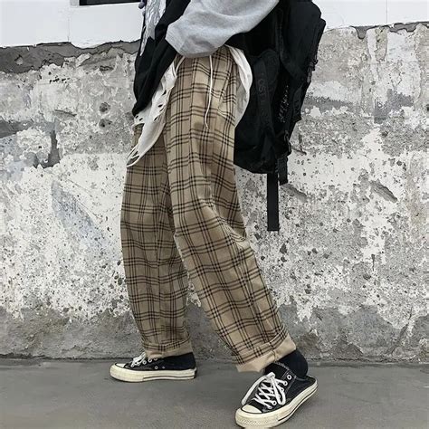 Korean Corduroy Pants Streetwear Personality Loose Straight Harem Pants