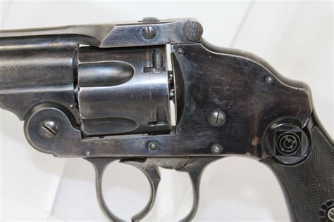 Harrington And Richardson Top Break Hammerless Revolver Candr Antique 003