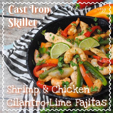 Add the fajita seasoning into the chicken and stir to combine. Cast Iron Skillet Shrimp and Chicken Fajitas Recipe ...