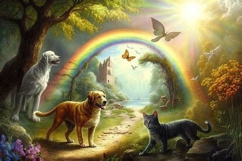 Pets Paradise Of Dogs And Cats Stock Illustration Illustration Of