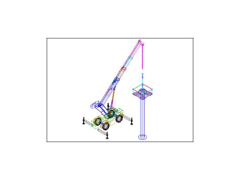 Crane Column Scaffolding 3d Cad Model Library Grabcad