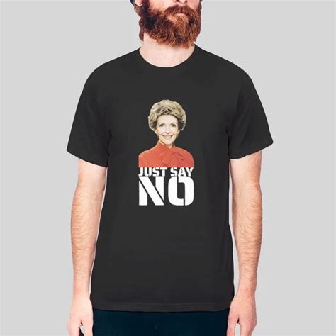 Nancy Reagan Just Say No Shirt Hotter Tees