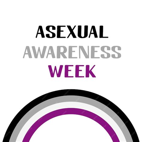 Premium Vector Asexual Awareness Week Lettering With Intersex Pride Flag Lgbt Community Annual