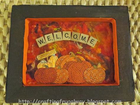 Crafting The Frugal Way September Jff Challenge Fall Not A Card