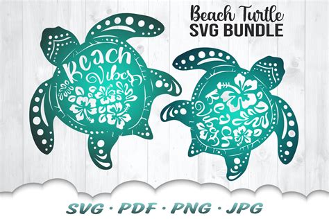 Digital Art Collectibles Summer Svg Iron On Transfer Turtle Shirt