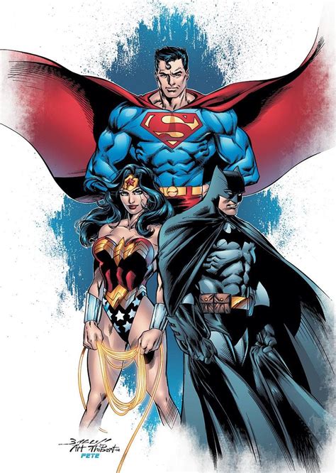 Dc Trinity Dc Comics Characters Batman Wonder Woman Dc