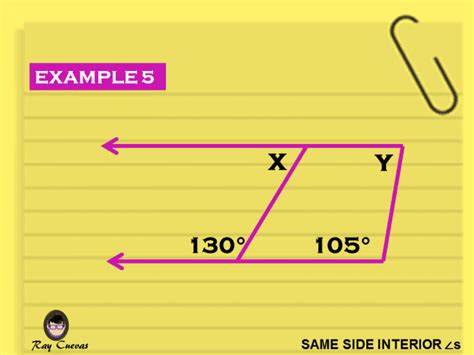 Same Side Interior Angles Theorem Proof And Examples Owlcation