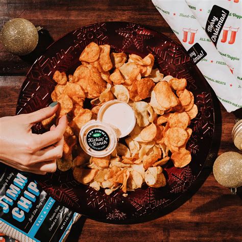 The new sauce is made from scratch at each location and features hot cherry. Jimmy Chips® Kickin' Ranch® Holiday party ready | Gourmet ...