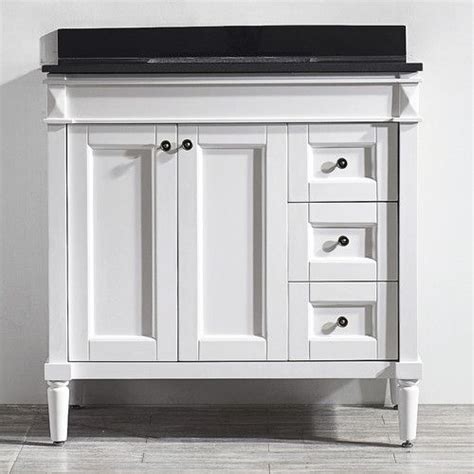 This 42 vanity set makes a statement in your main bathroom or guest bath. Found it at Wayfair - Catania 36" Single Vanity Set (With images) | Bathroom vanity, Vanity, 42 ...