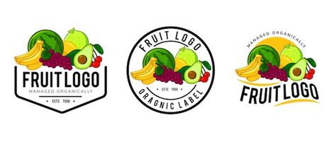 Premium Vector Fresh Fruit Logo Template Design