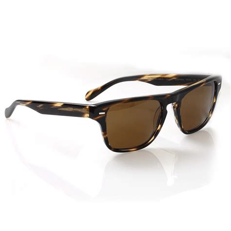 Lyst Oliver Peoples Strathmore Sunglasses In Brown For Men