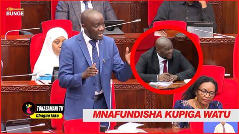 🚨live Mbunge Msukuma Awashamoto Bungeni Awajia Juu Askari Wanyamapori