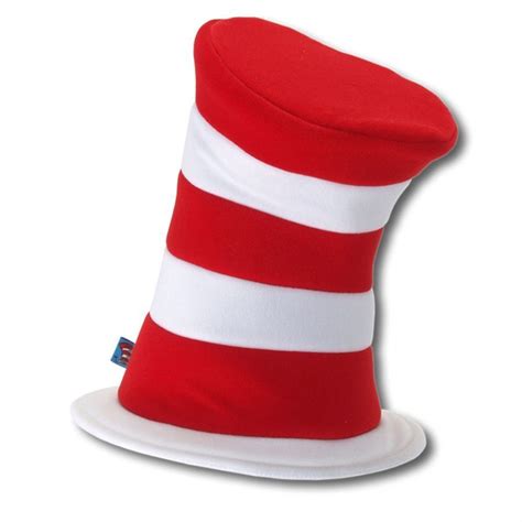 Dr Seuss Cat In The Hat Deluxe Stovepipe Topper Hat Novelty Hats