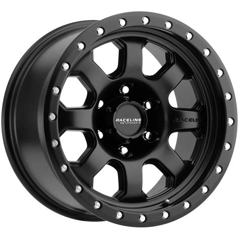 17 Inch Raceline 929b Sl Avenger 17x9 8x65 12mm Matte Black Wheel