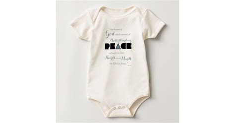 Christian Peace Of God Baby Bodysuit By Klu Creations