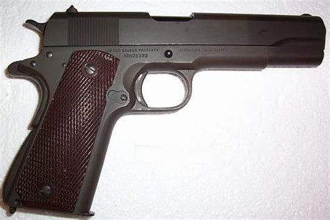 My Cherry Wwii Colt 1911a1 Pistol Which Is The Centerpiece Of My Wwii