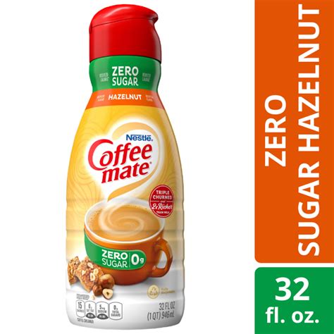 Nestle Coffee Mate Liquid Hazelnut Sugar Free Coffee Creamer 32 Fl Oz