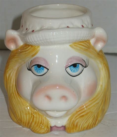 Vintage Miss Piggy Sigma Jim Henson Muppets Ceramic Mug Everything Else
