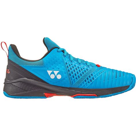 Yonex Mens Power Cushion Sonicage 3 Wide Tennis Shoes Blueblack
