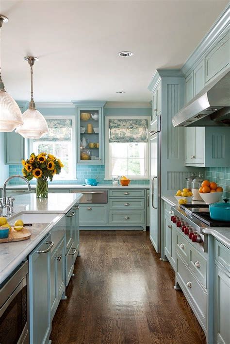 Blue Kitchen Cabinets 2017