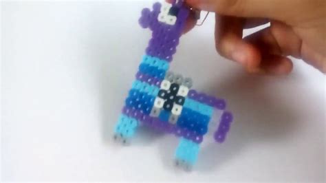 Llama De Fortnite De Hama Beads Llavero Manualidades Creativas YouTube