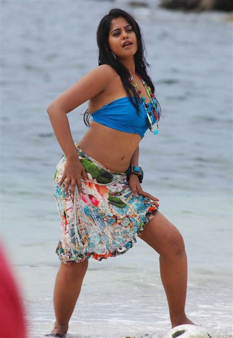 Spicy Actress Bindu Madhavi Hot And Sexy Navel Show Stills