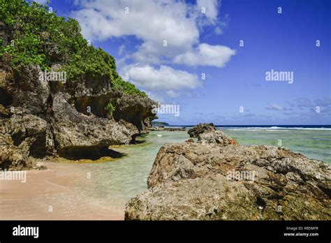 Beautiful Tagachang Beach In Guam Us Territory Stock Photo Alamy