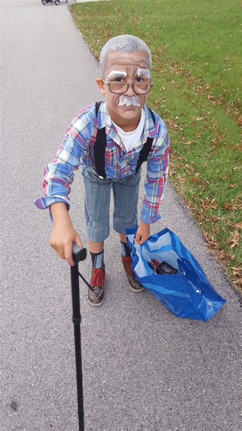 Old Man Costume For Halloween Cost 10 Old Man Costume Cool