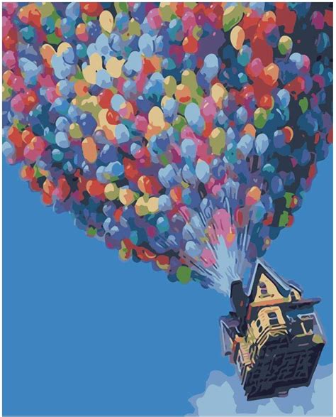 Printable Up House With Balloons