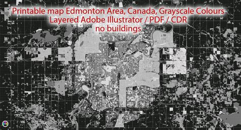 Edmonton Pdf Map Canada Printable Exact City Plan Editable Adobe Pdf