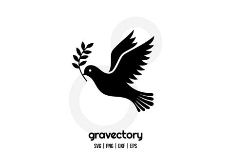 Peace Bird Svg Free Gravectory